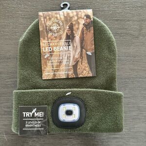 Green LED Beanie